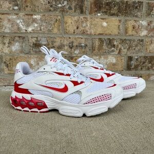 Nike Zoom Air Fire Women’s Sneakers Running Shoes Red & White Mesh